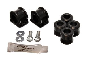 Volkswagen New Beetle Sway Bar Bushing Kit - Front - Energy Suspension - 21mm, Performance Polyurethane, Includes End Links + Brackets - Black - `98-`06